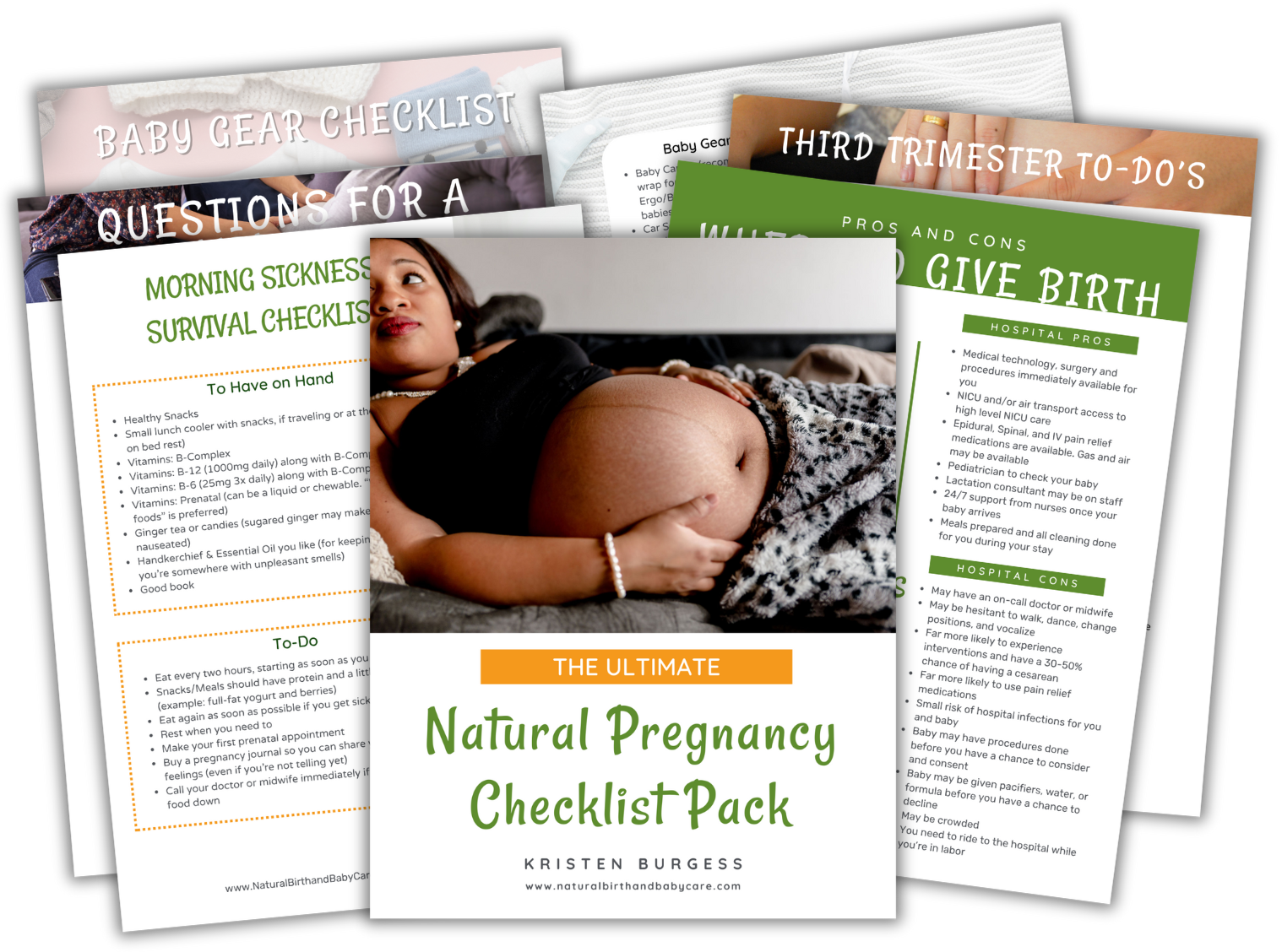 The Ultimate Pregnancy Checklist Pack