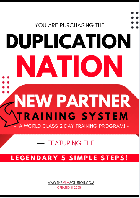 DuplicationNation Training New Partner Promo Image