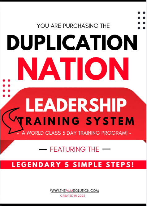 DuplicationNation Leadership Training Promo Image