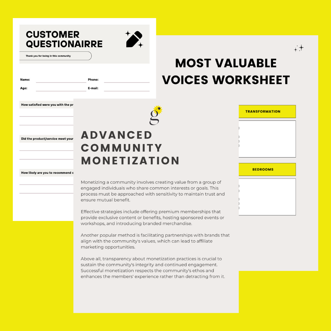 Bonus Community Tools