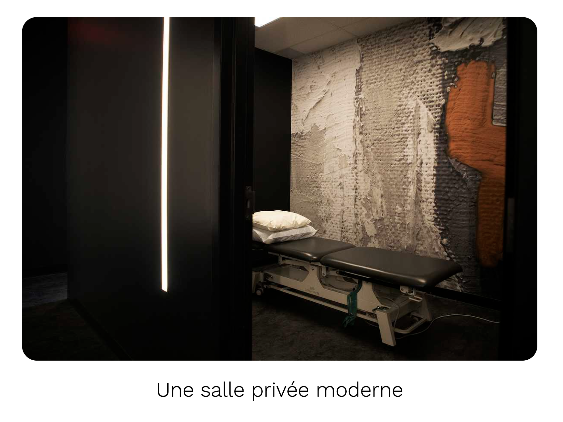 Une salle privée moderne