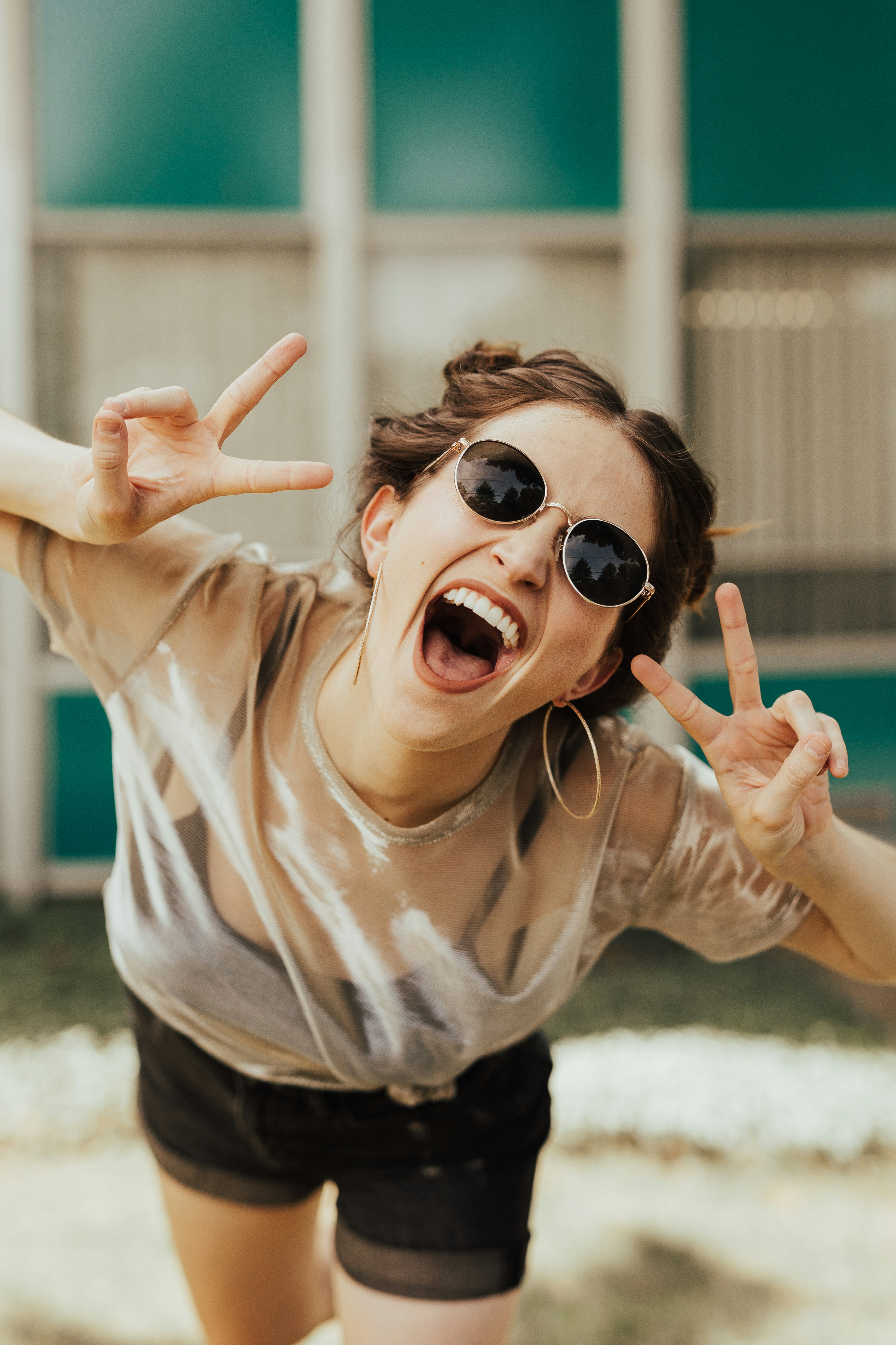 Female intimacy coach smiling.
