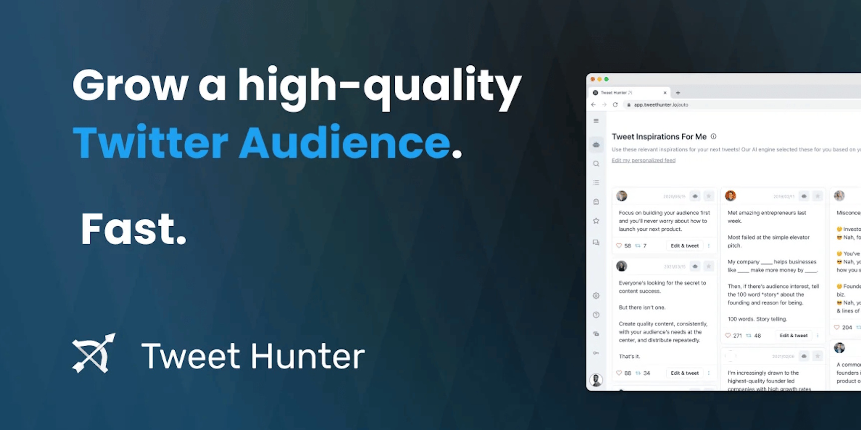 Tweet Hunter X Growth Platform ,The AI Accelerator
