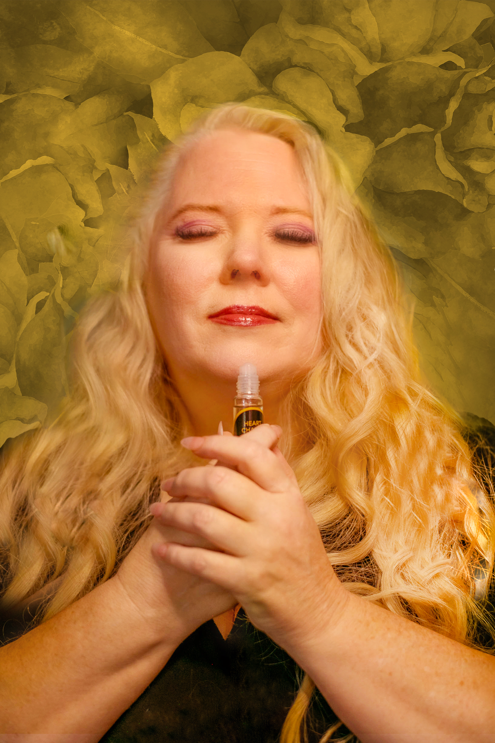 Michelle Orwick with Yellow Roses