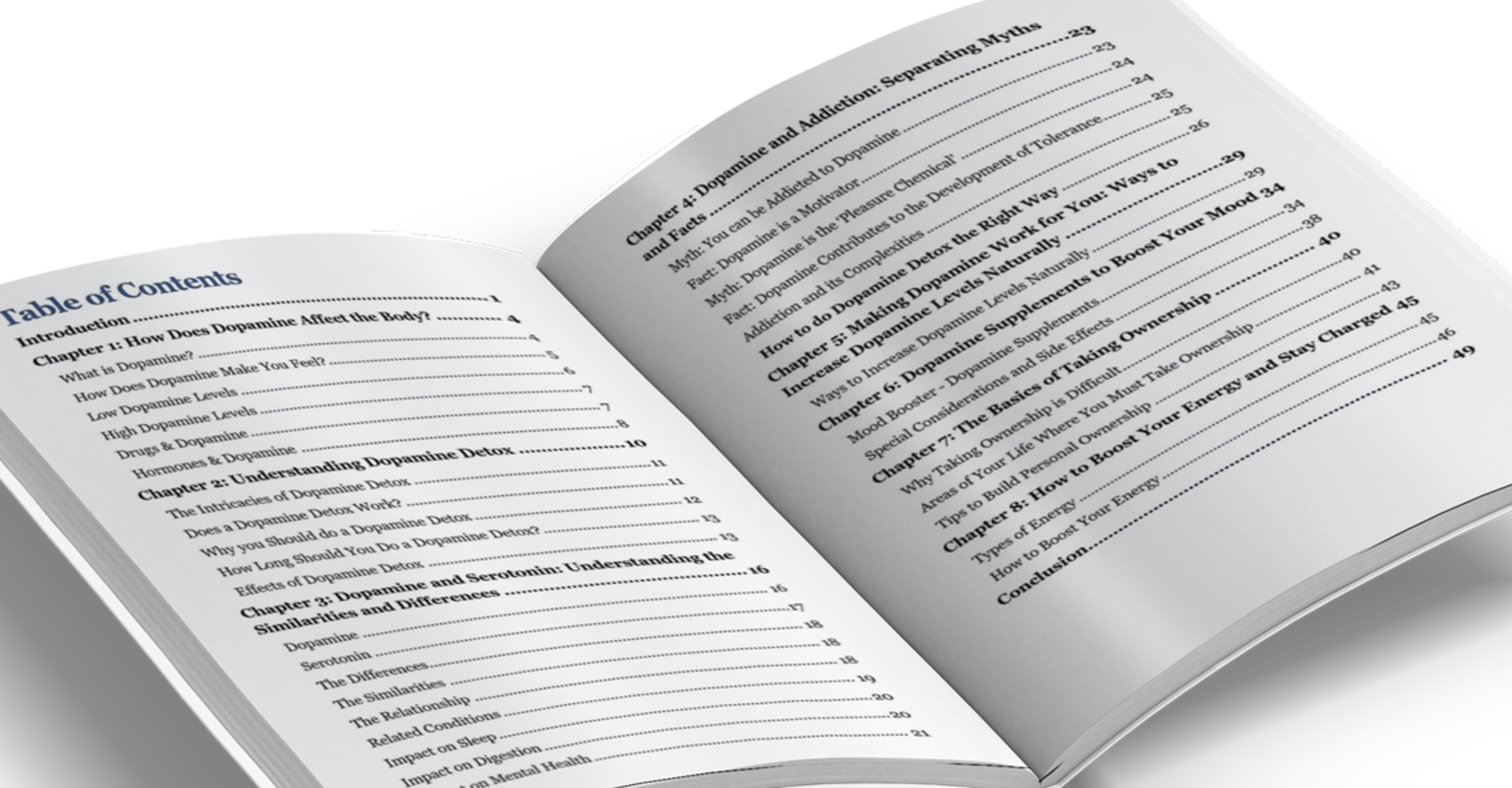 DOPAMINE DETOX Book Content