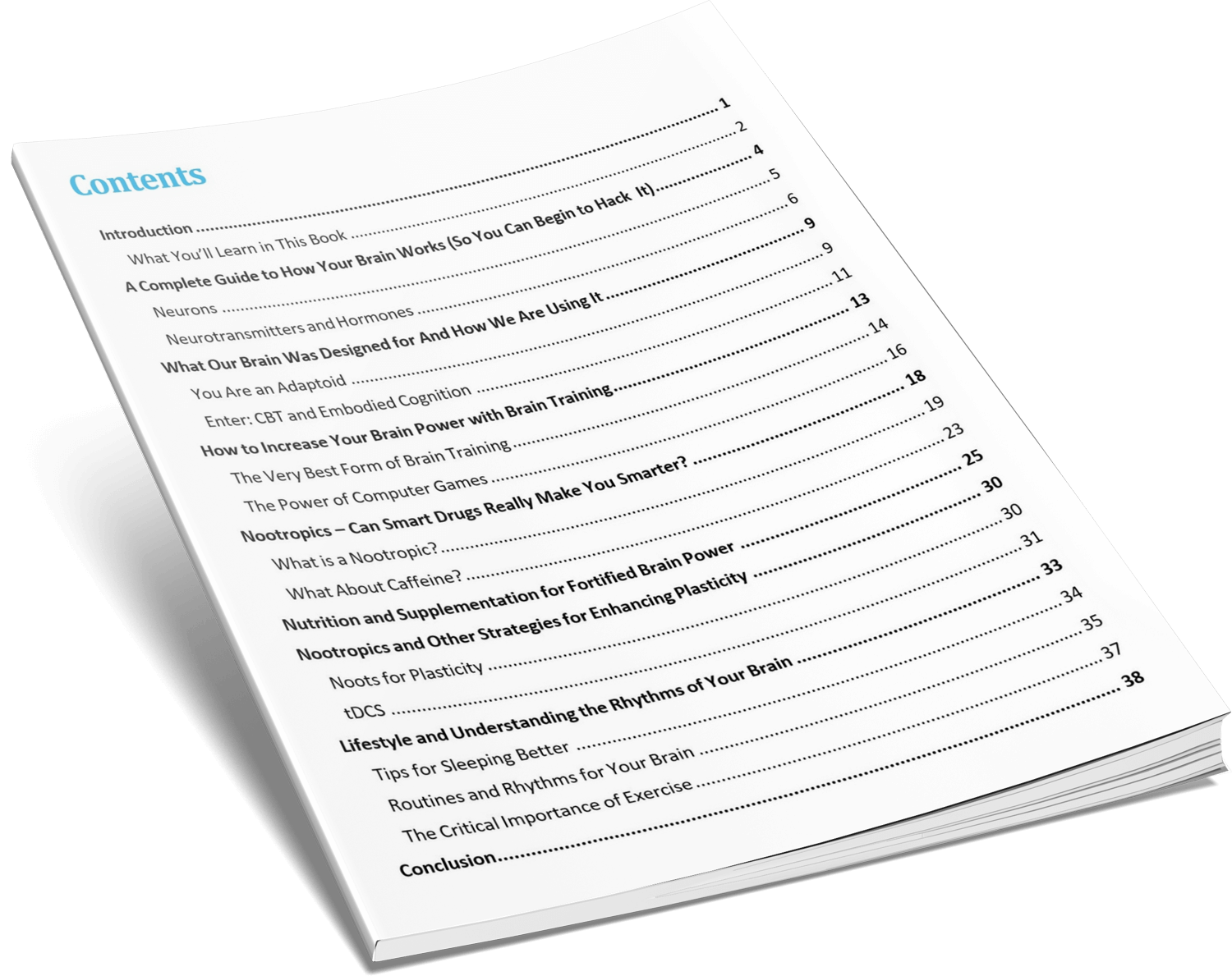 Super Brain Hacks Content