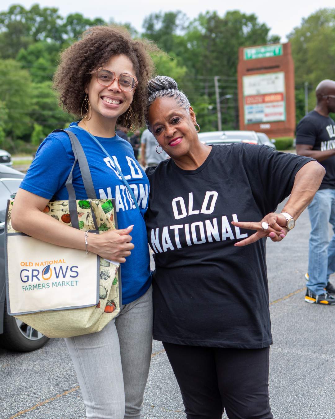 Old National Hoodie Model with a dog