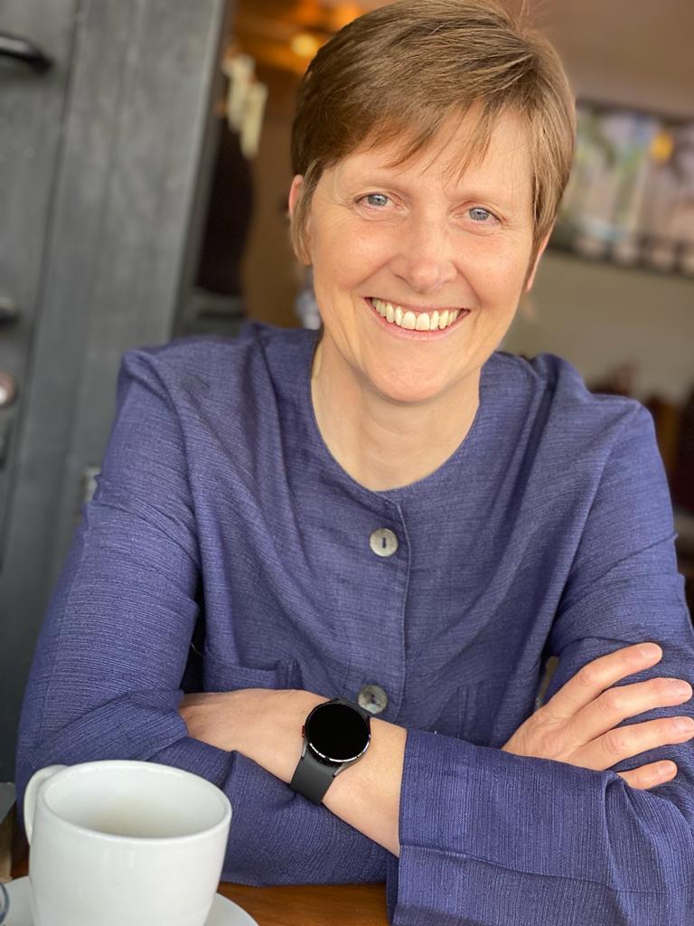 Headshot over coffee