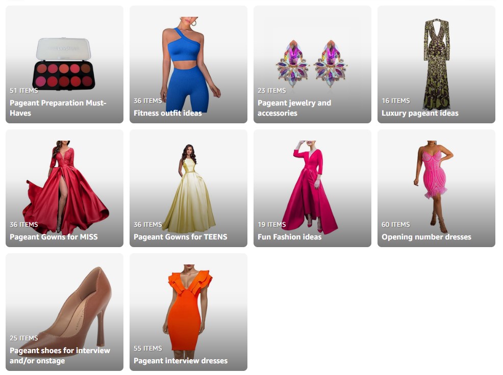 Amazon storefront: PageantPrep
