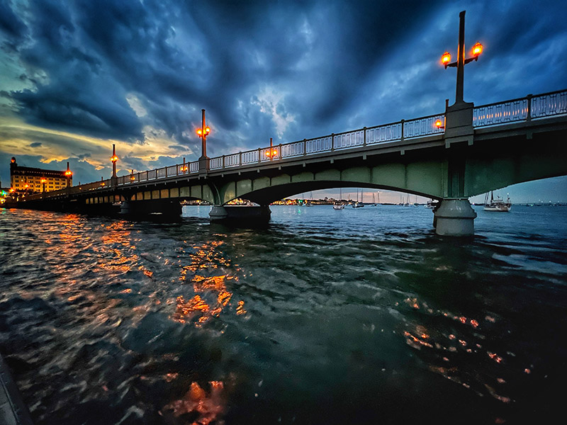 Bridge of Lions Blue Hour Photography