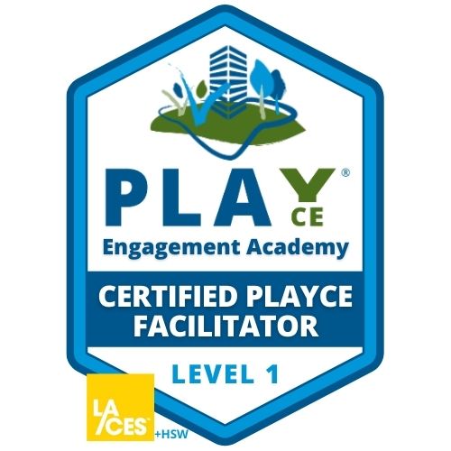 certified playce facilitator level 1 badge