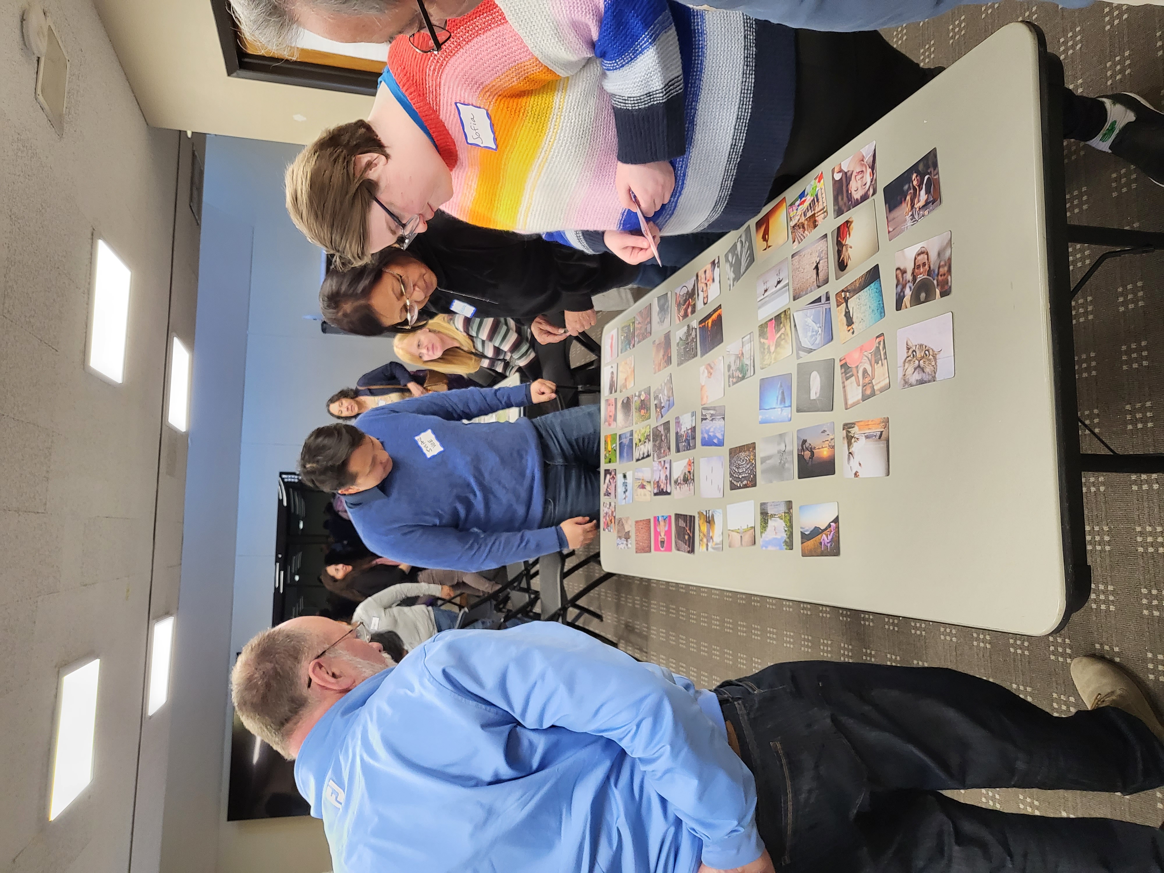 insight cards in use at community meeting