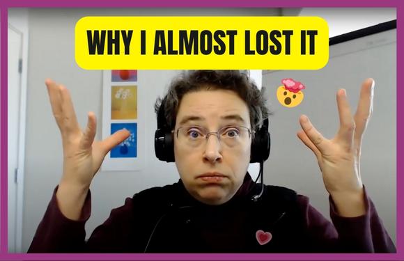 Video thumbnail - why I almost lost it