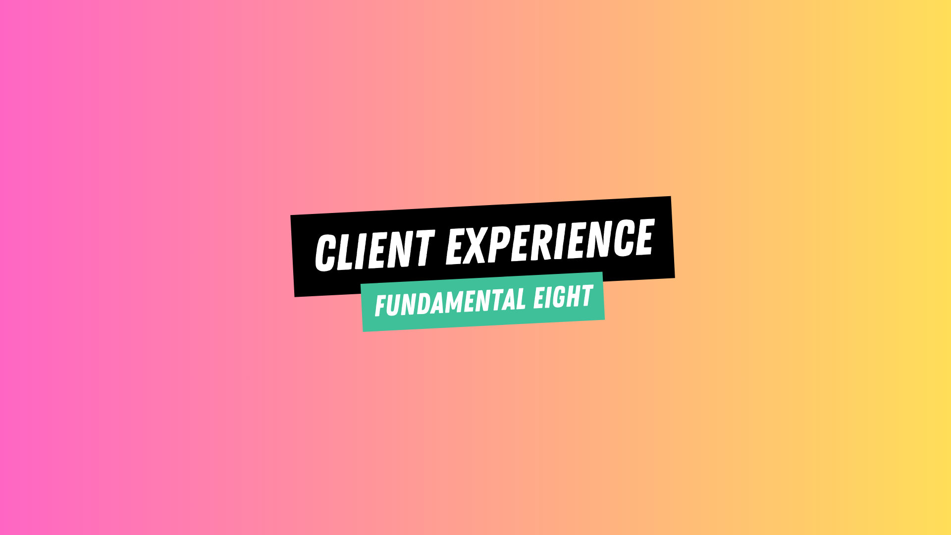 Client Experience
