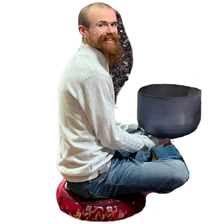 Ben Sitting with Alchemy Bowl