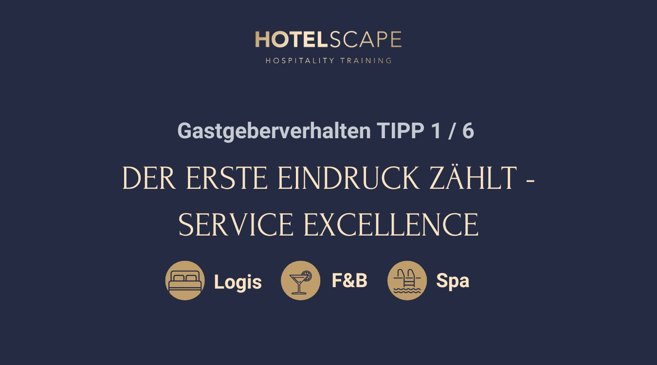 Service Schulung Hotellerie - Tipp 1