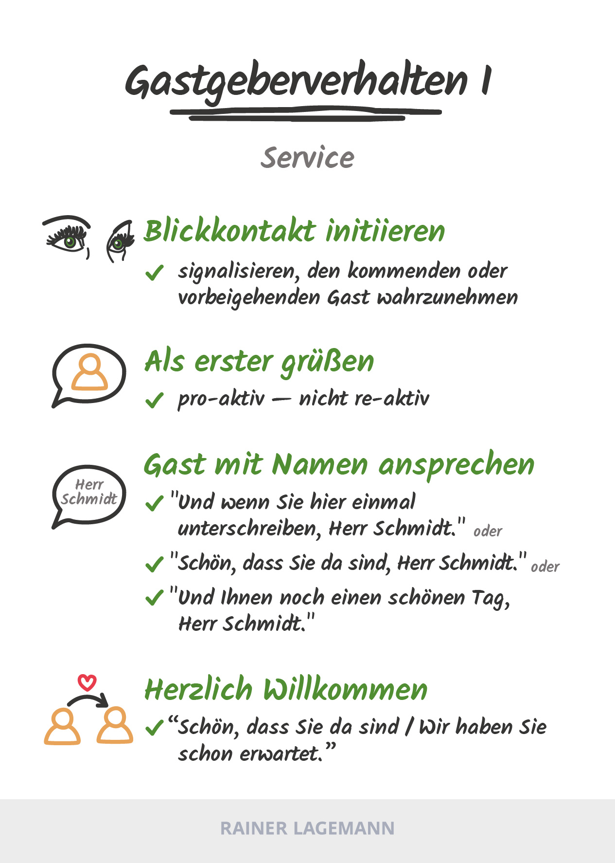 Kommunikation mit Hotelgast an Rezeption