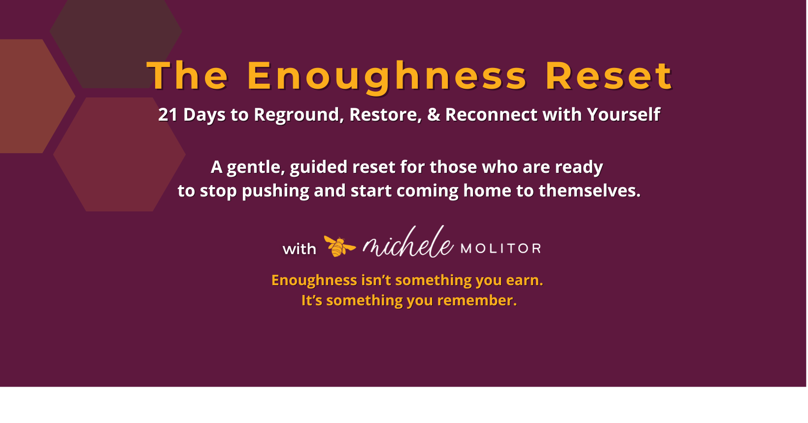 The Enoughness Reset