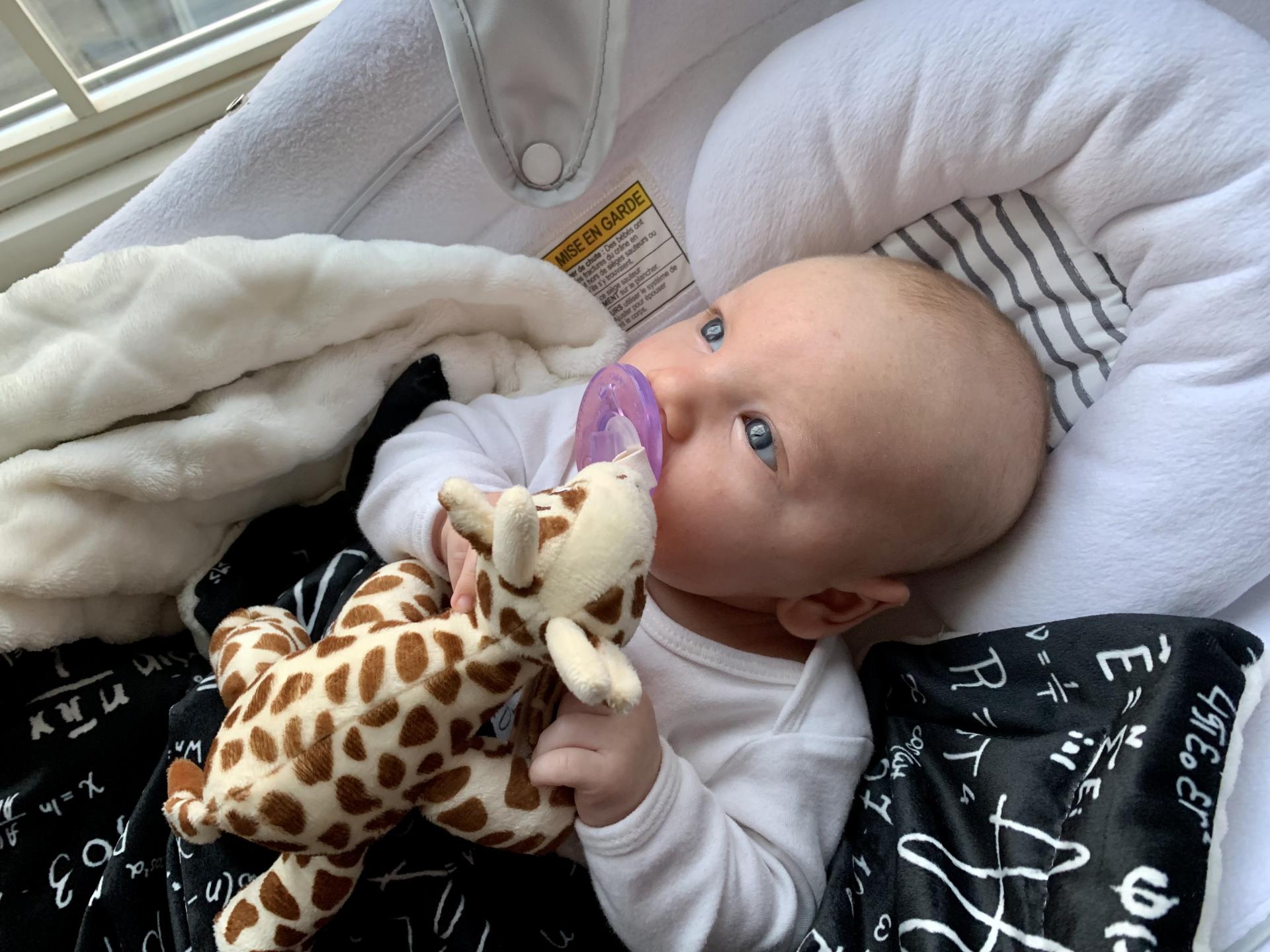 Visionary Historical Fiction author Allysha Lavino's baby daughter