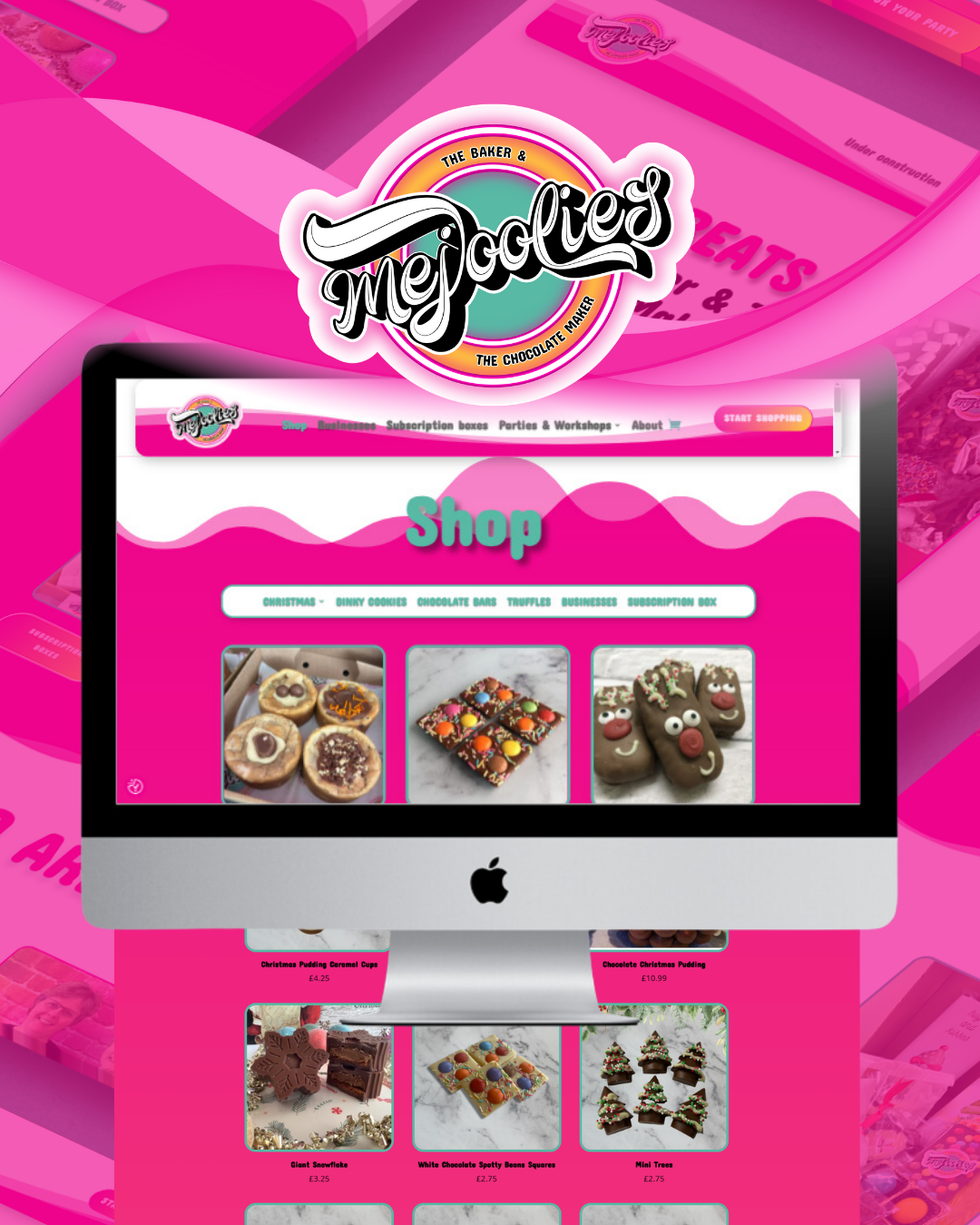 Website example - Mejoolies - Regina Martin