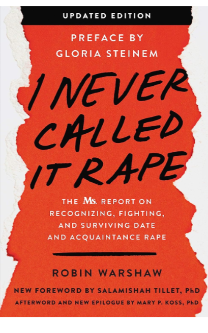 An image featuring the cover of I Never Called it Rape by Robin Warshaw