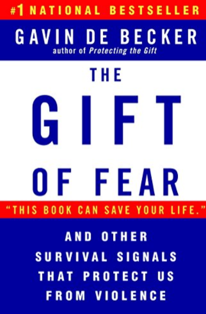 An image featuring the cover of The Gift of Fear by Gavin De Becker