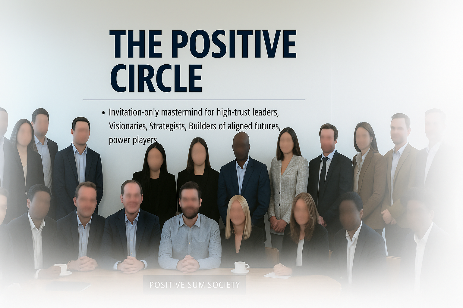 The Positive Circle – private roundtable for Positive Sum Society leaders