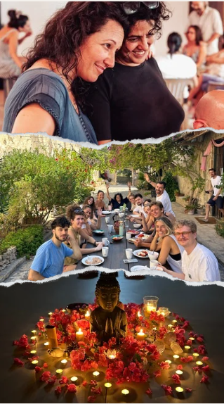 Transformational retreat for personal growth with group sharing