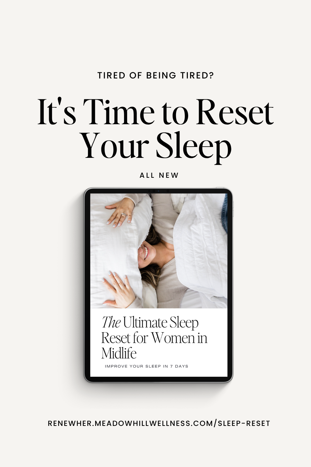$37 RenewHer 7-Day Sleep Reset 