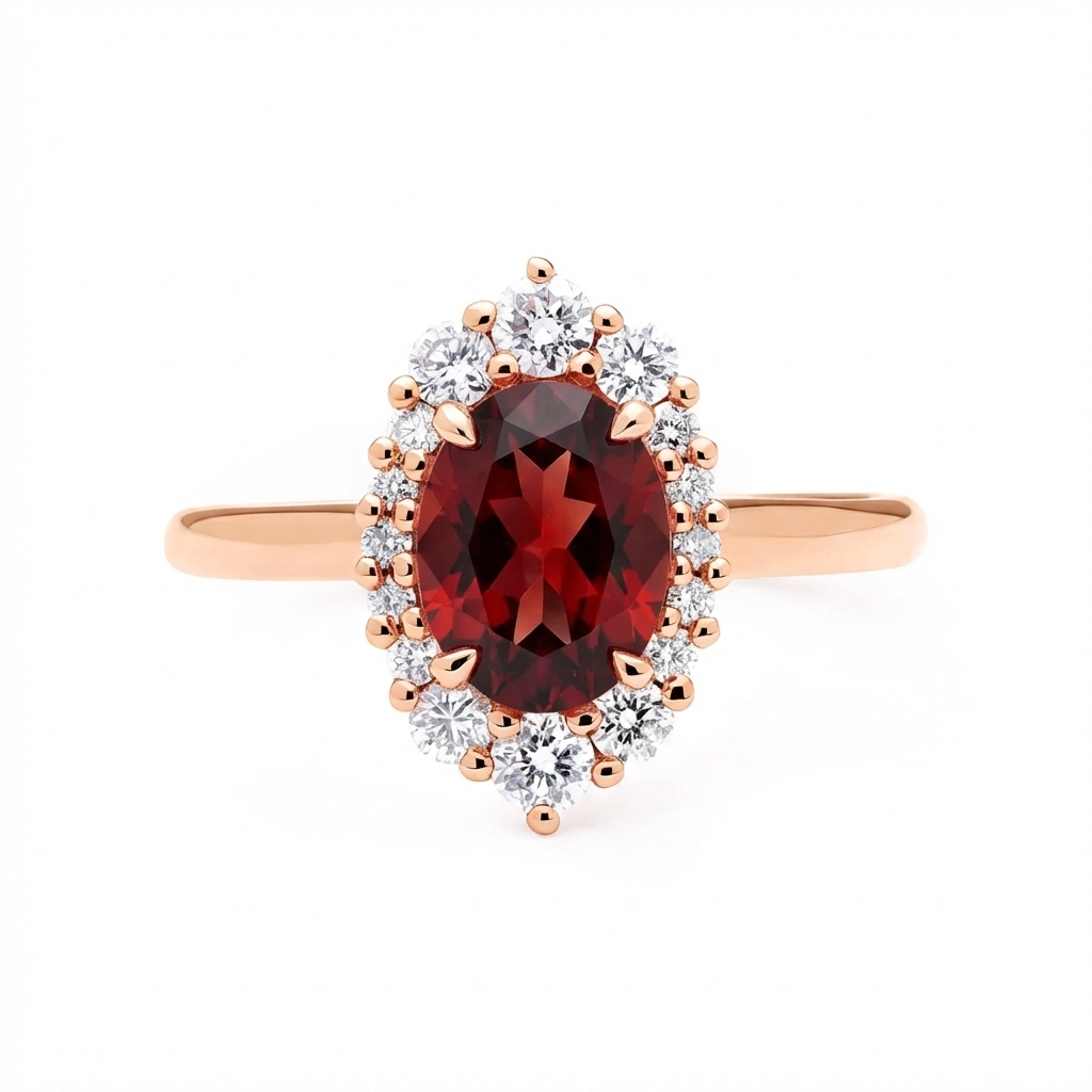 Red Garnet Ring