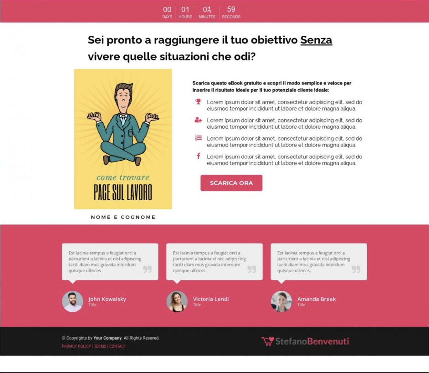 landing acchiappa clienti