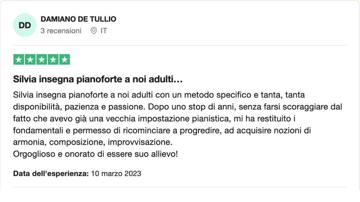Recensioni Sognandoilpiano