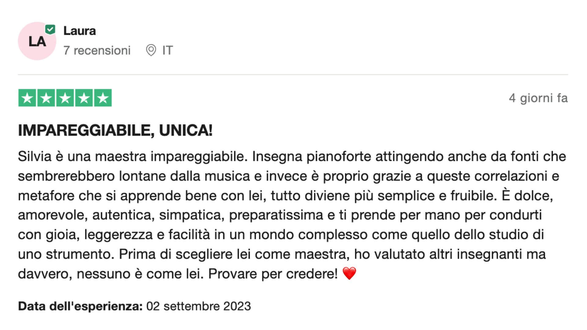 Recensioni Sognandoilpiano