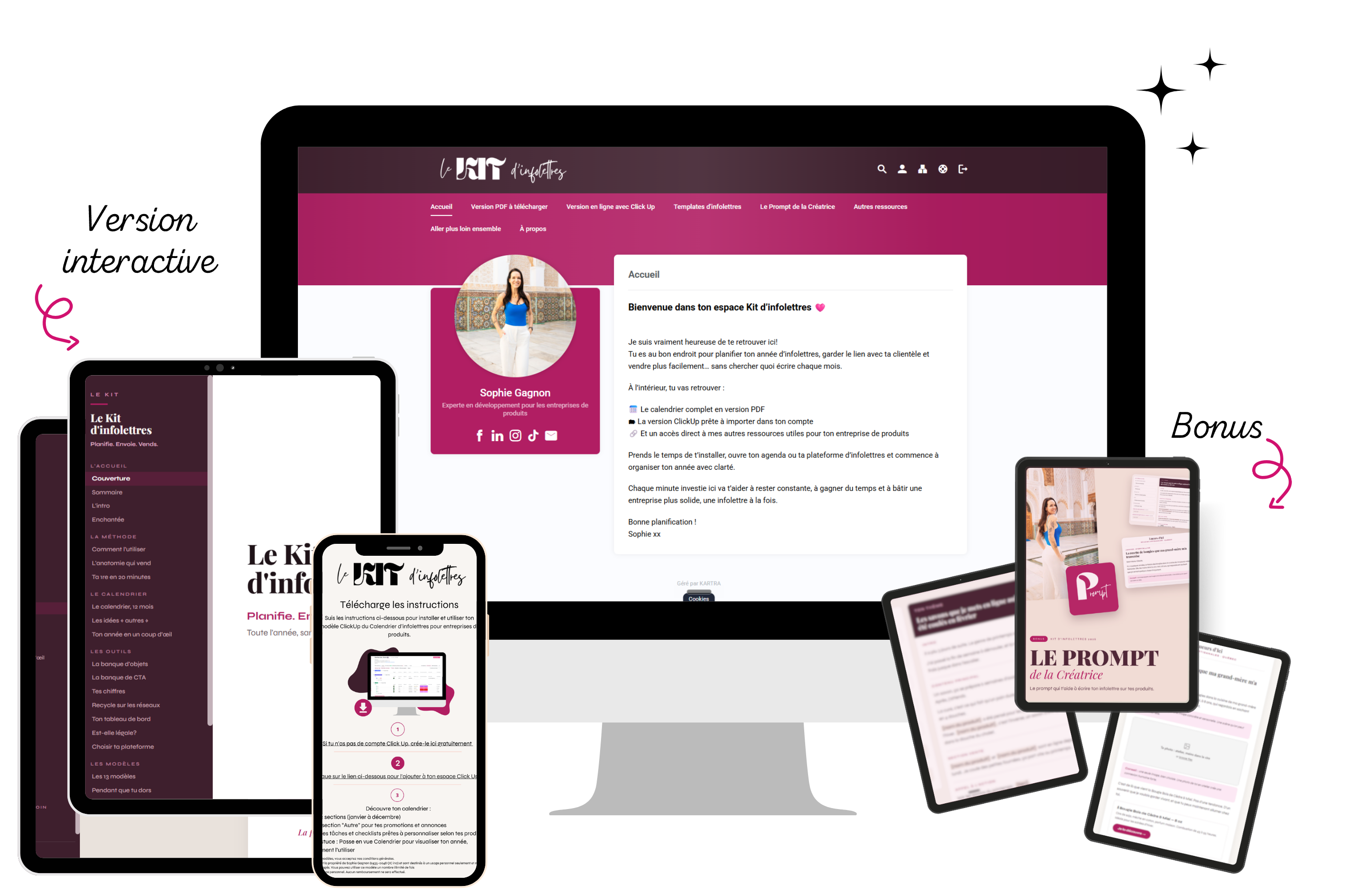 Mock up kit infolettre