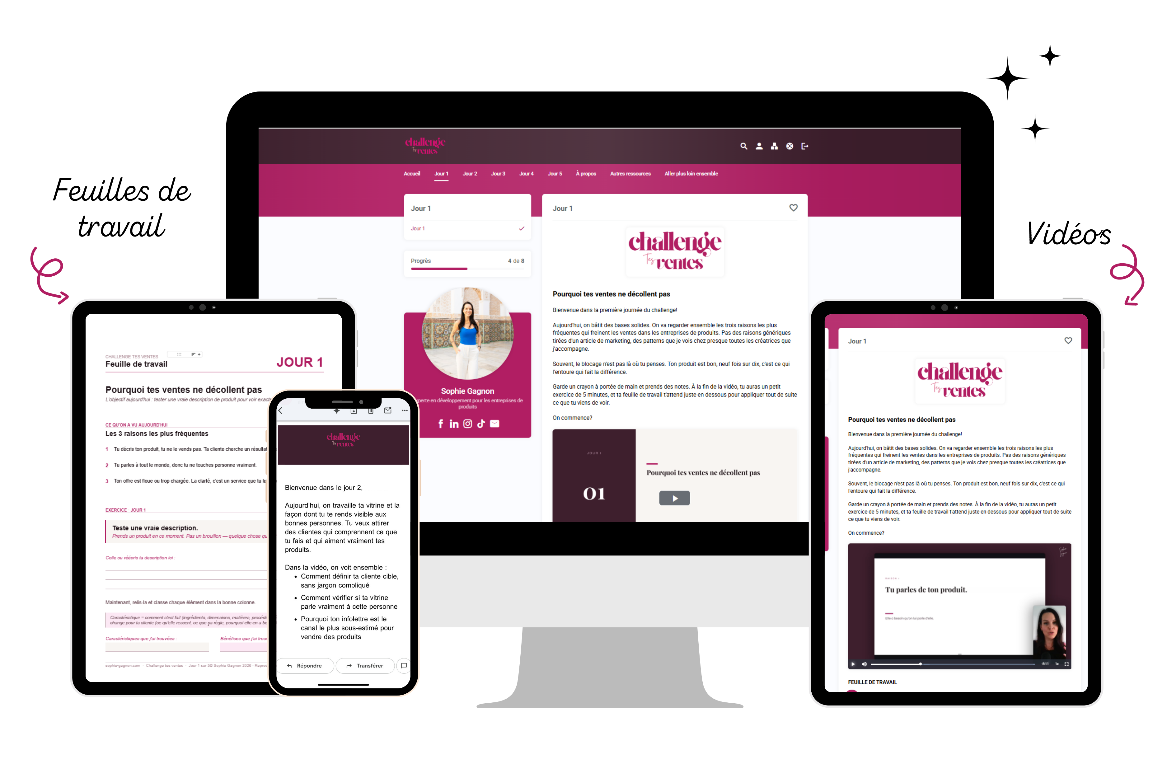 Mock up Challenge tes ventes de produits