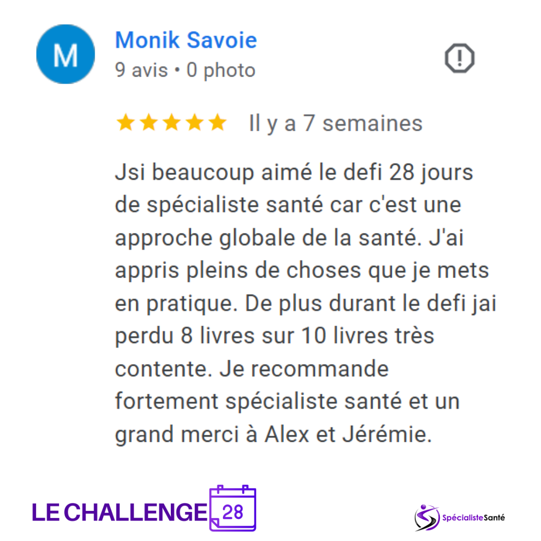 témoignahe challenge 28 #1