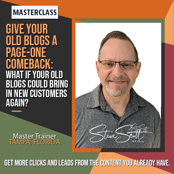 Give Your Old Blogs a Page-One Comeback What if your old blogs could bring in new customers again?