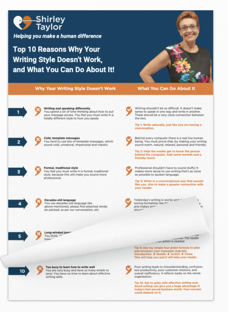 Top 10 Reasons Why Your Writing Style Doesnt Work
