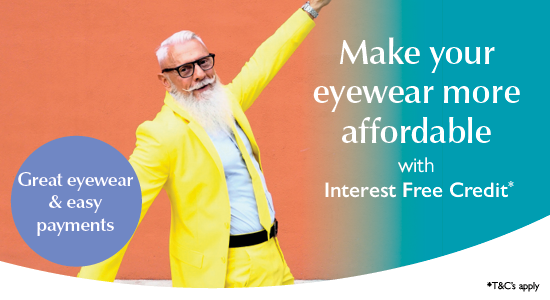 seeing is believing interest free credit banner
