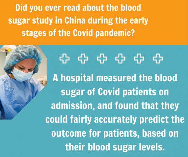 Study on blood sugar during covid pandemic