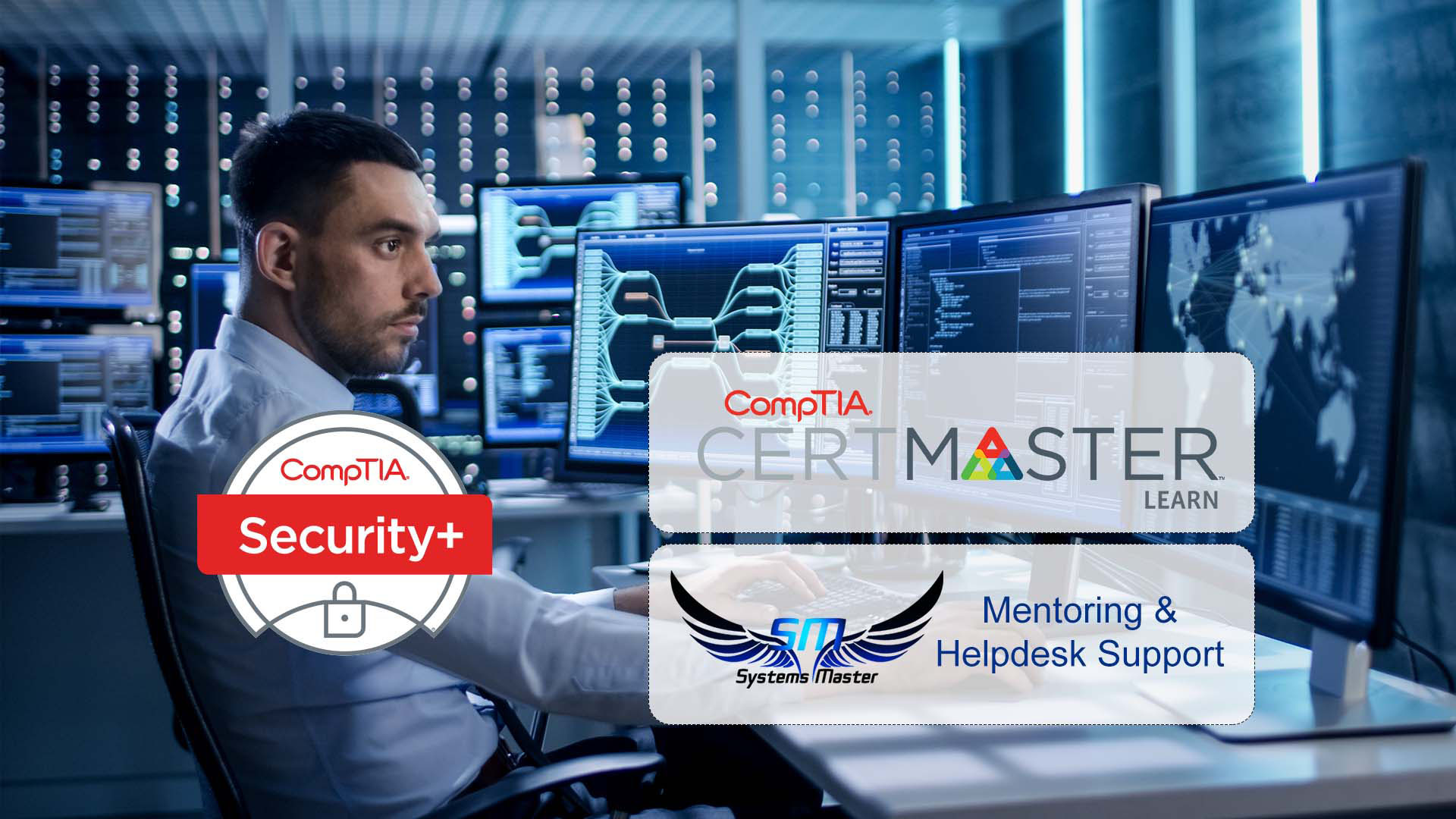 Security+ SY0-701 CertMaster The best a tech can get.