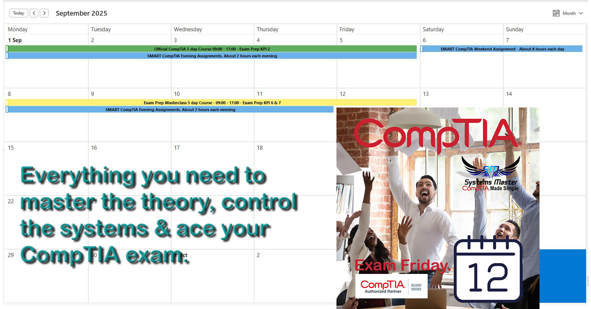 Everything you need to master the theory, control the systems and ace your CompTIA exam.