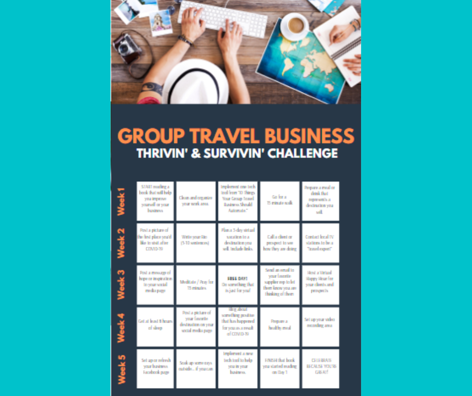 Group Travel Challenge Board