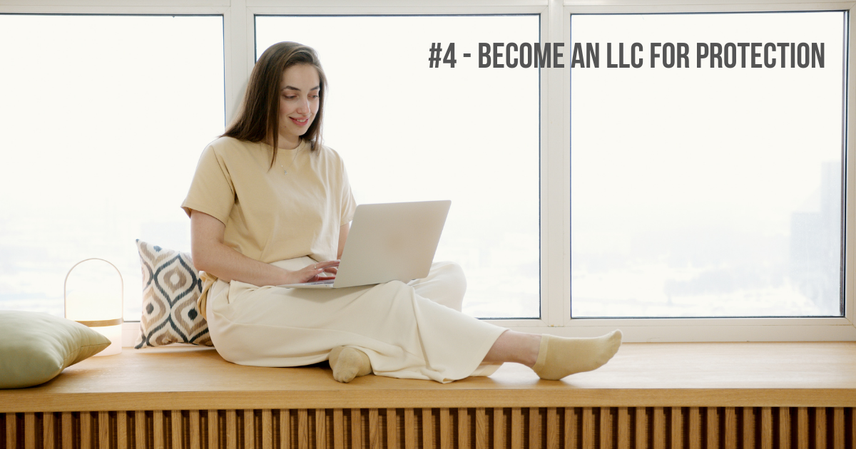 Content Creator signing up to be an LLC to protect content business