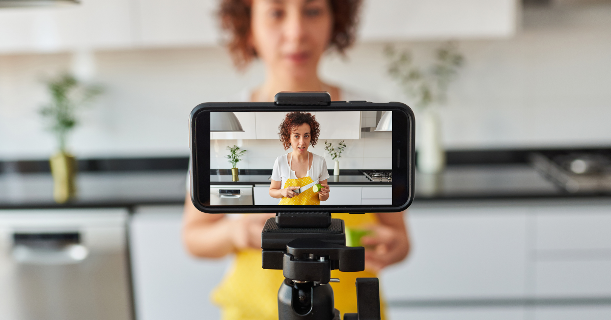 a woman over 50 who is an influencer and working beyond the algorithm for a successful small business