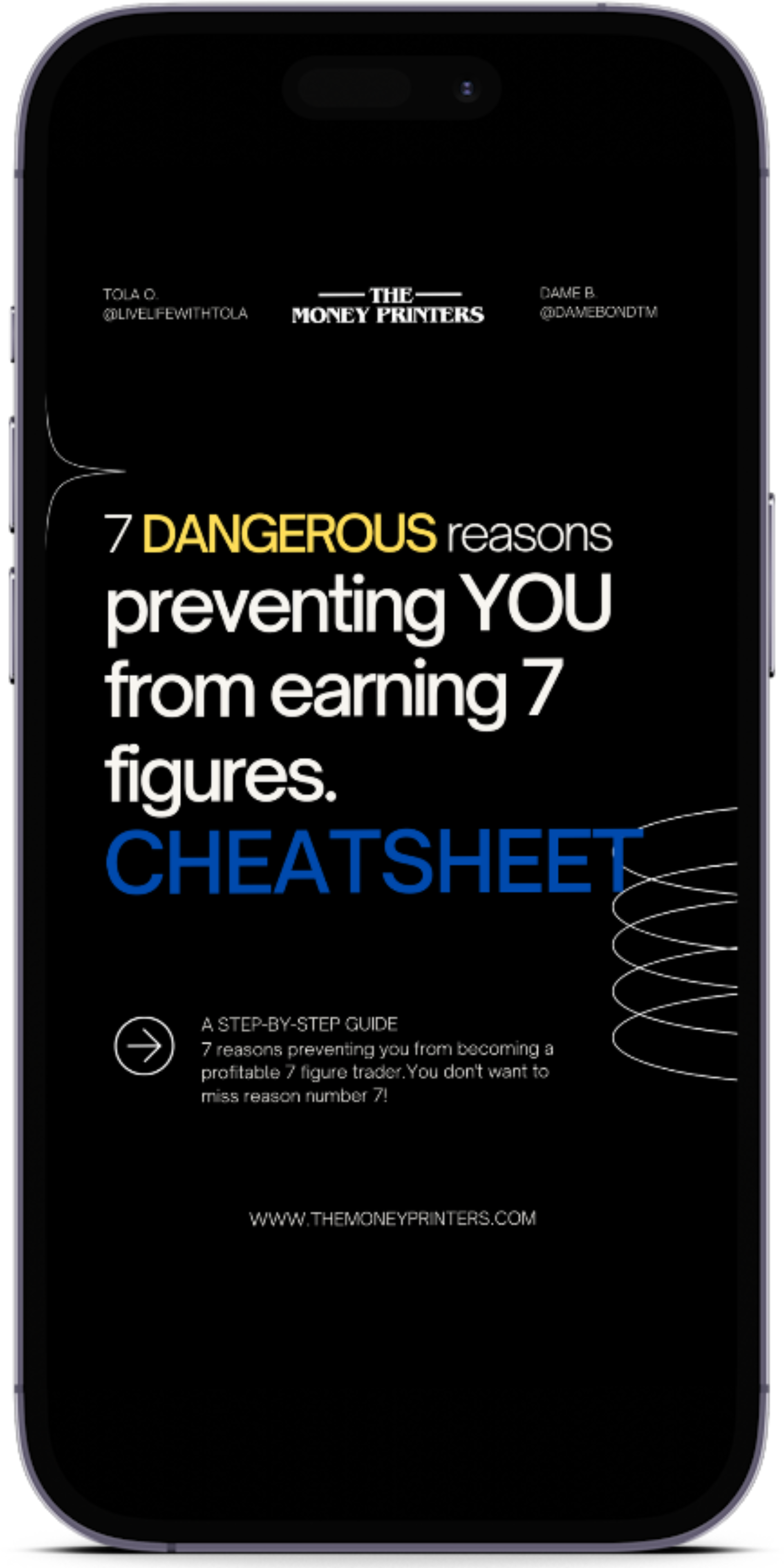 Free CheatSheet - 7 Dangerous Reasons