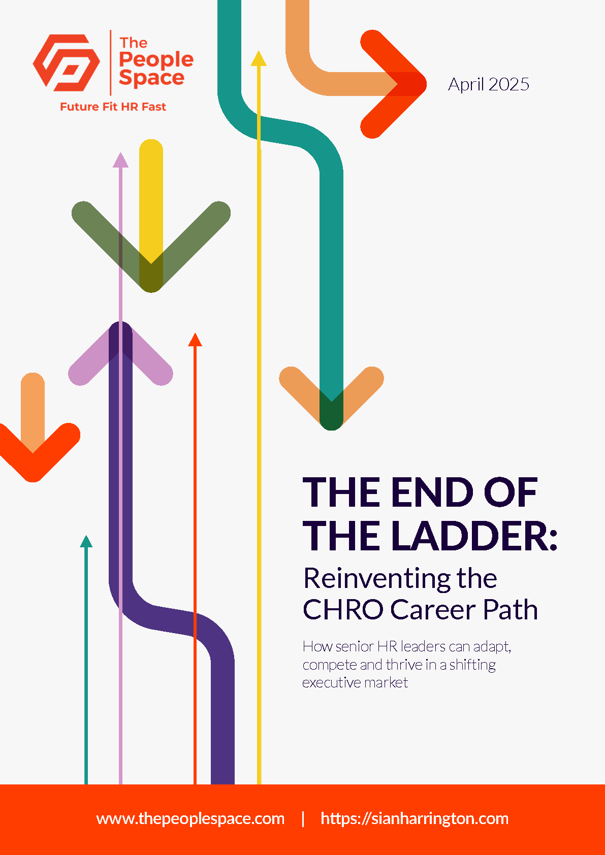 Front Cover of the Reinventing the CHRO Career Path ebook ©The People Space