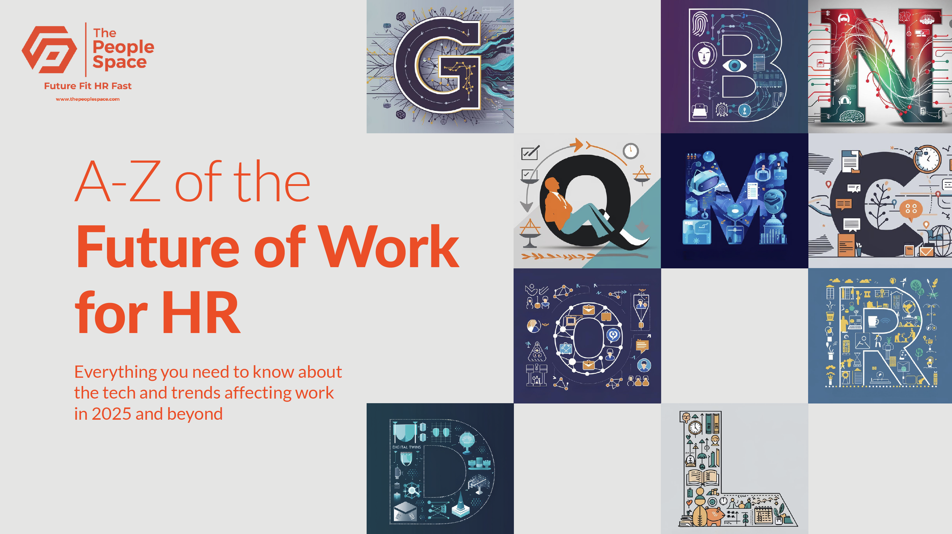 Front Cover of A-Z of the Future of Work for HR 2.0