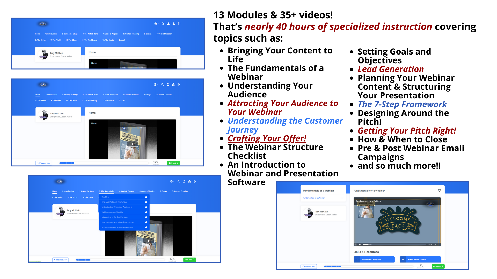 Webinar Gold Course Insights