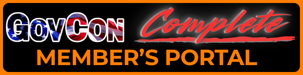 GovCon Complete Member's Portal